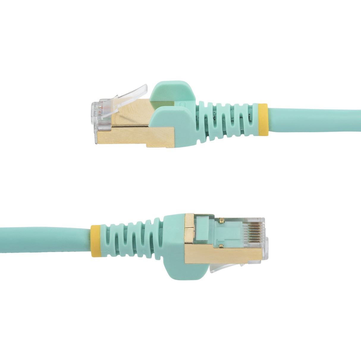 StarTech.com C6ASPAT10AQ Cable Turquesa 3 m Cat6a RJ-45
