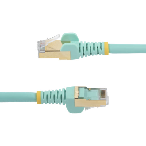 StarTech.com C6ASPAT8AQ Cables de red 2,4 m Cat6a RoHS