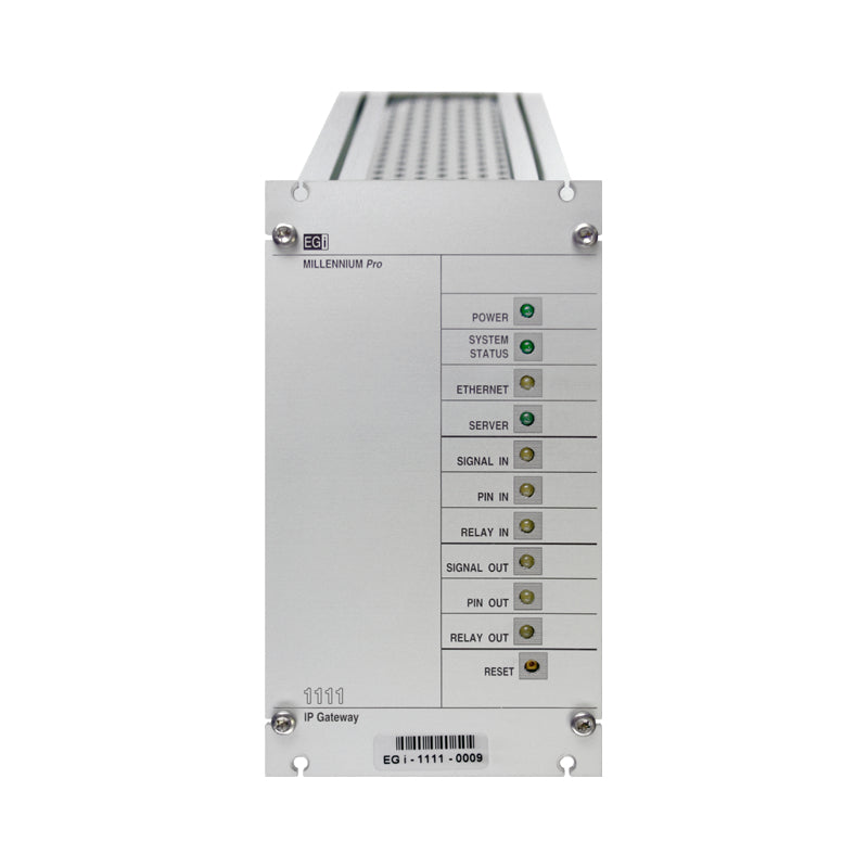 EGI AUDIO SOLUTIONS 1111EGI amplificador de audio digital Ethernet Plata