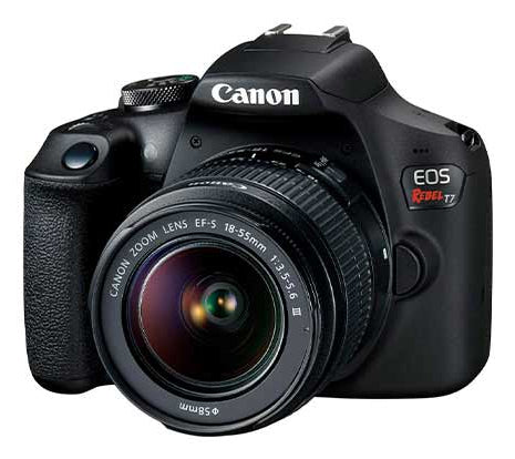 Canon EOS Rebel T7 EF-S 18-55mm IS II Kit Juego de cámara SLR 24.1 MP CMOS 6000 x 4000 Pixeles Negro, Full HD, 485 g