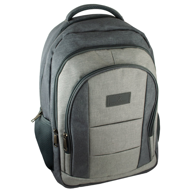 Perfect Choice PC-084204 mochila Mochila casual Gris Poliéster, Ciudad, Unisex, Compartimento del portátil