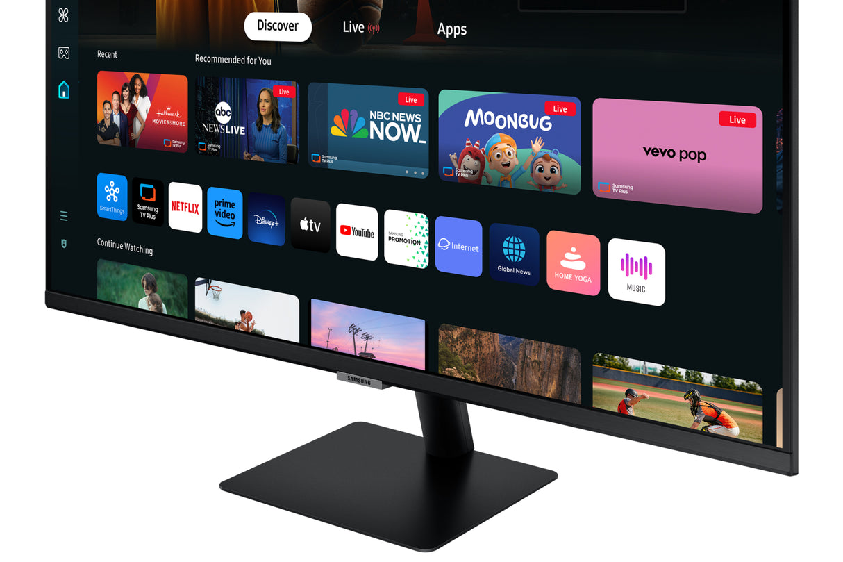 Samsung Smart Monitor LS32DM700ULXZX Monitor 81,3 cm (32") 3840 x 2160 Pixeles 4K Ultra HD LED Wifi Negro