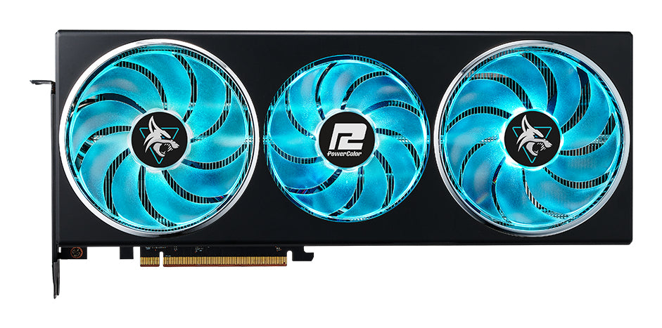 Tarjeta de Video AMD PowerColor Hellhound Radeon RX7800XT 16GB OC Triple Fan RGB GDDR6 PCIe 4.0 256-bit 1xHDMI 3xDP