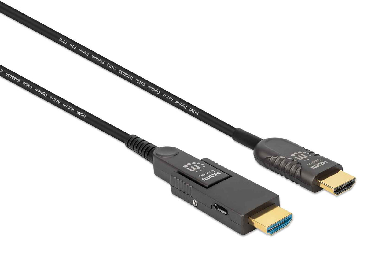 Manhattan 355193 Cable 30 m HDMI tipo A (Estándar) HDMI tipo D (Micro) Macho