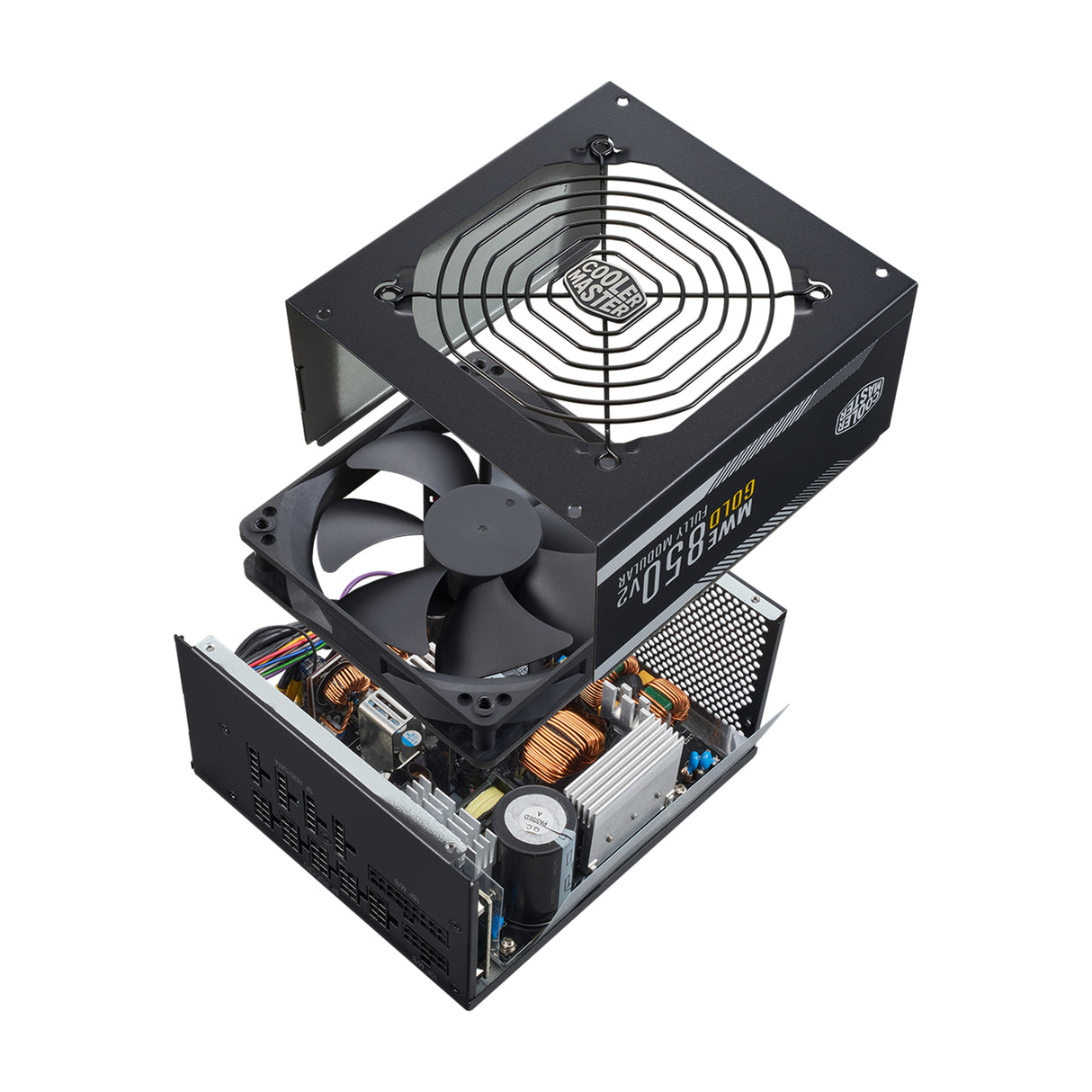 Fuente de Poder Gaming COOLER MASTER MPE-8501-AFAAG-3U2, 850W, Modular, Certificación 80 Plus Gold