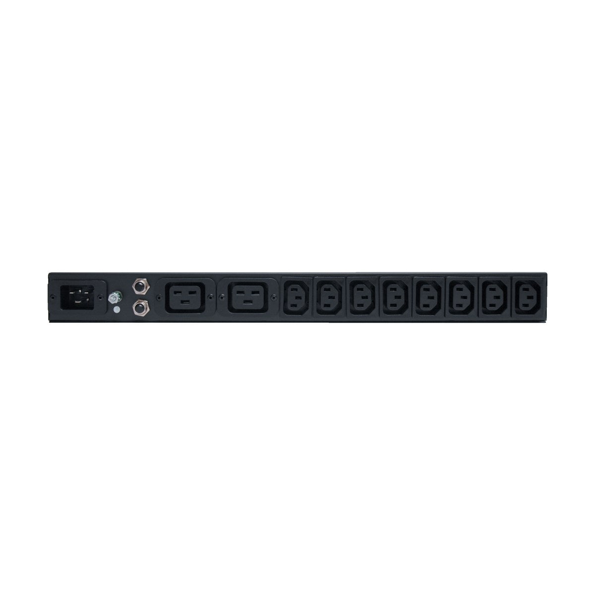 Tripp Lite PDU12IEC PDU Básico Monofásico de 1.6 / 3.8kW de 100V ~ 240V, 14 Tomacorrientes (12 C13 y 2 C19), Entrada C20