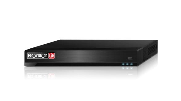 NVR PROVISION 8 CANALES, STAND ALONE, 8CH 12MP, H.265 AT 25FPS. SMALL 1U CASE, SALIDA DE ALARMAS, NDAA