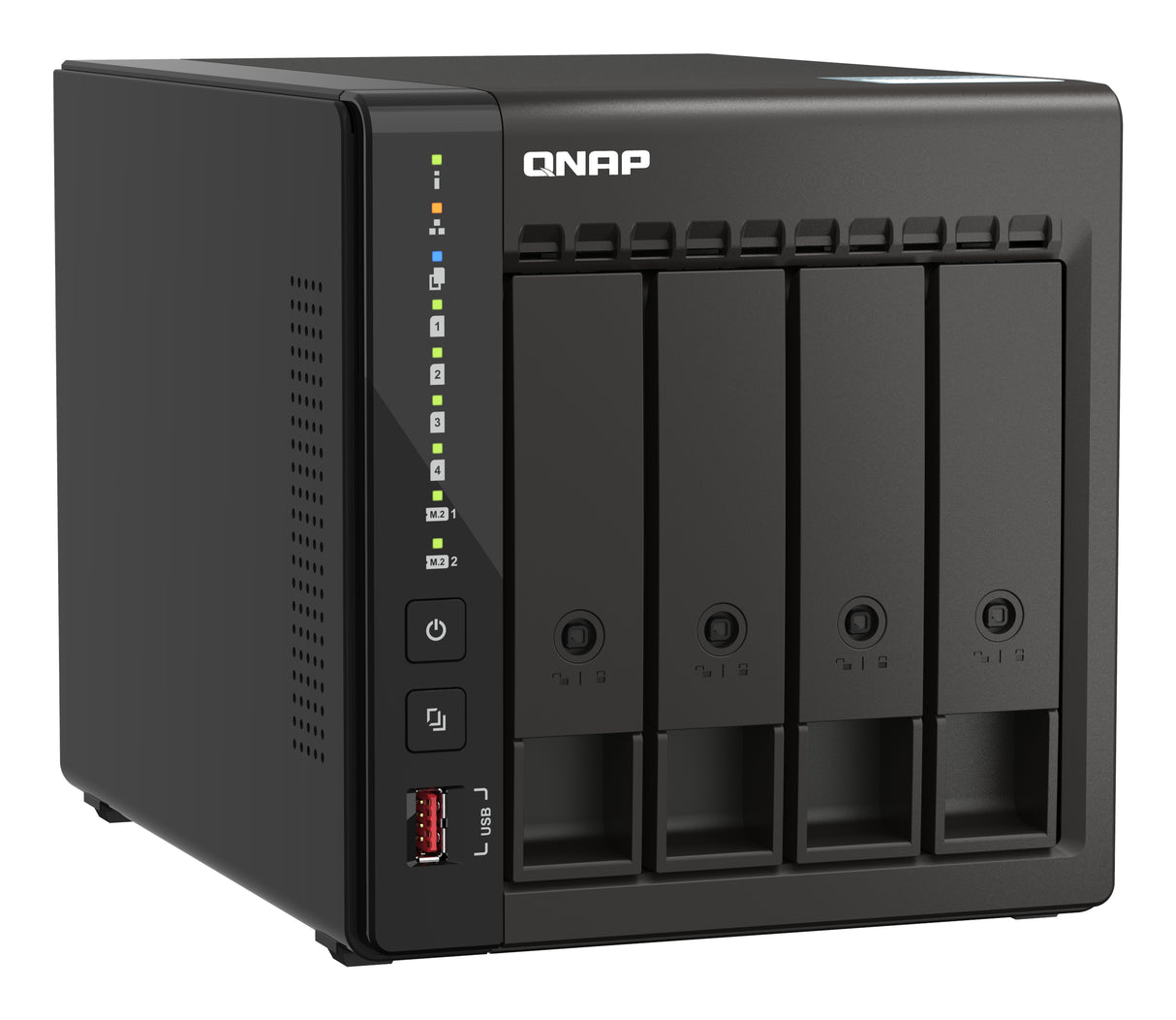 QNAP TS-453E Servidor M.2, Serial ATA III 2.5,3.5,M.2 cm (2.5,3.5,M.2") 2 Si