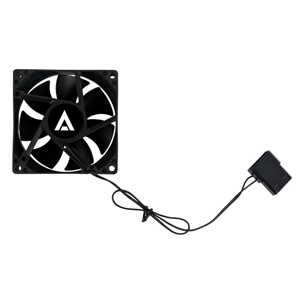 Acteck POLAR EG VG80 Gabinete de la computadora Ventilador 8 cm Negro 1 pieza(s), 1200 RPM