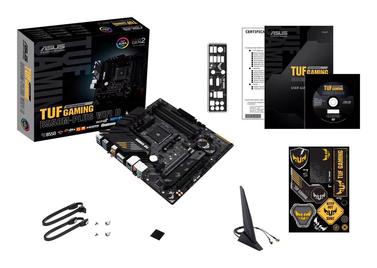 ASUS TUF GAMING B550M-PLUS WIFI II placas base AMD Zócalo AM4 Zócalo AM4 DDR4-SDRAM