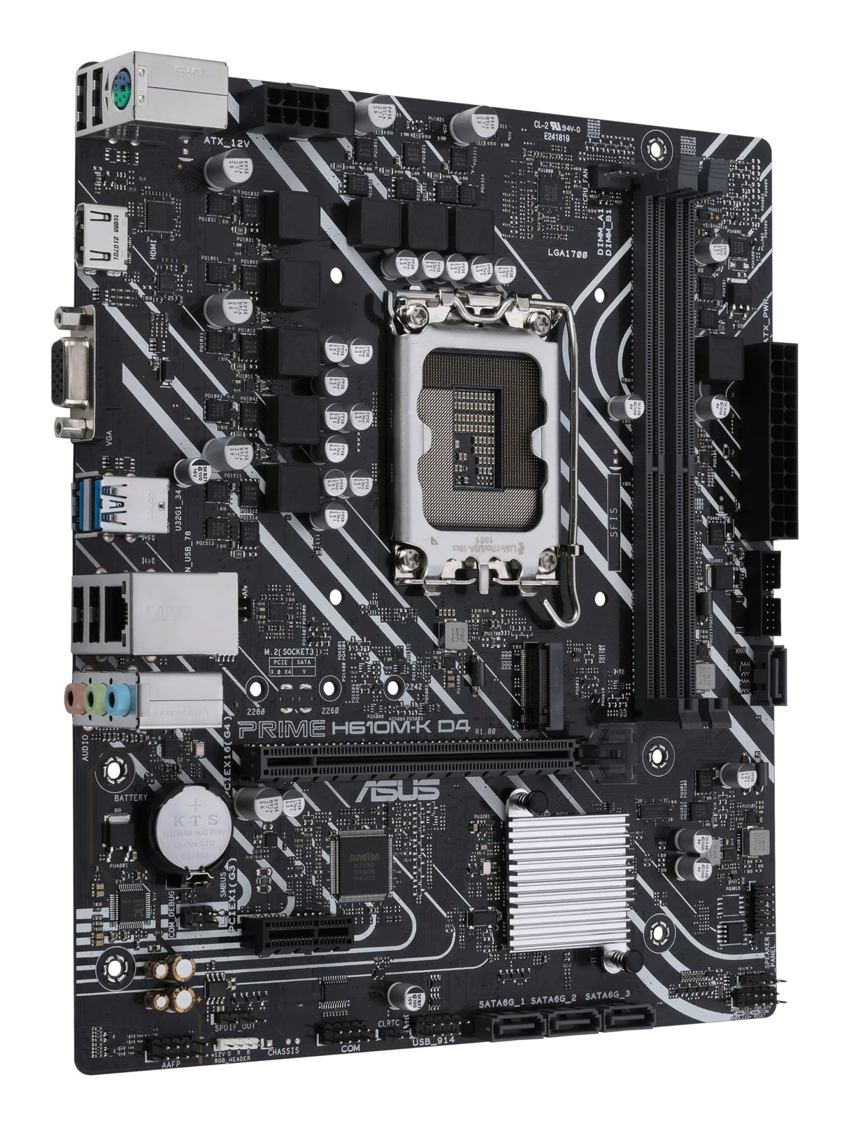 ASUS PRIME H610M-K D4 placas base Intel LGA 1700 1 DDR4-SDRAM