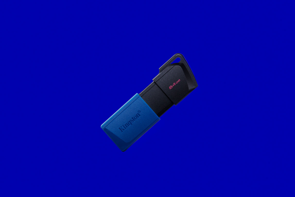 Kingston Technology 64GB USB3.2 Gen 1 DataTraveler Exodia M (Negro + Azul) Memoria Flash 64 GB USB tipo A 3.2 Gen 1 (3.1 Gen 1) Deslizar
