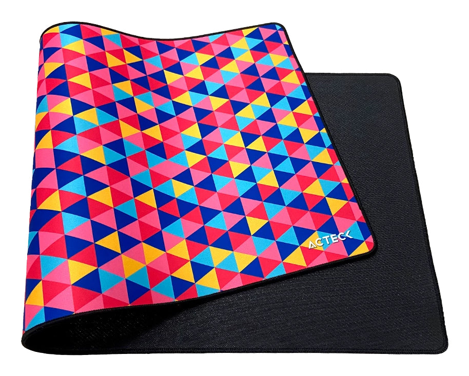 Acteck MT464M protector de escritorio Tela, Caucho Multicolor, 800 mm, 350 mm