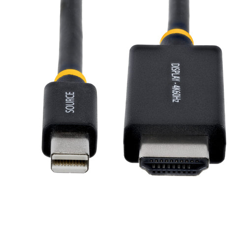StarTech.com 1M-MDP-HDMI2-4K60 Adaptadores de cable de vídeo 1 m Mini DisplayPort 0 - 40 °C