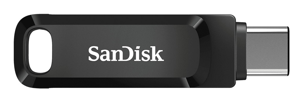 SanDisk Ultra Dual Drive Go unidad flash USB 64 GB USB Type-A / USB Type-C 3.2 Gen 1 (3.1 Gen 1) Negro, 150 MB/s, Girar
