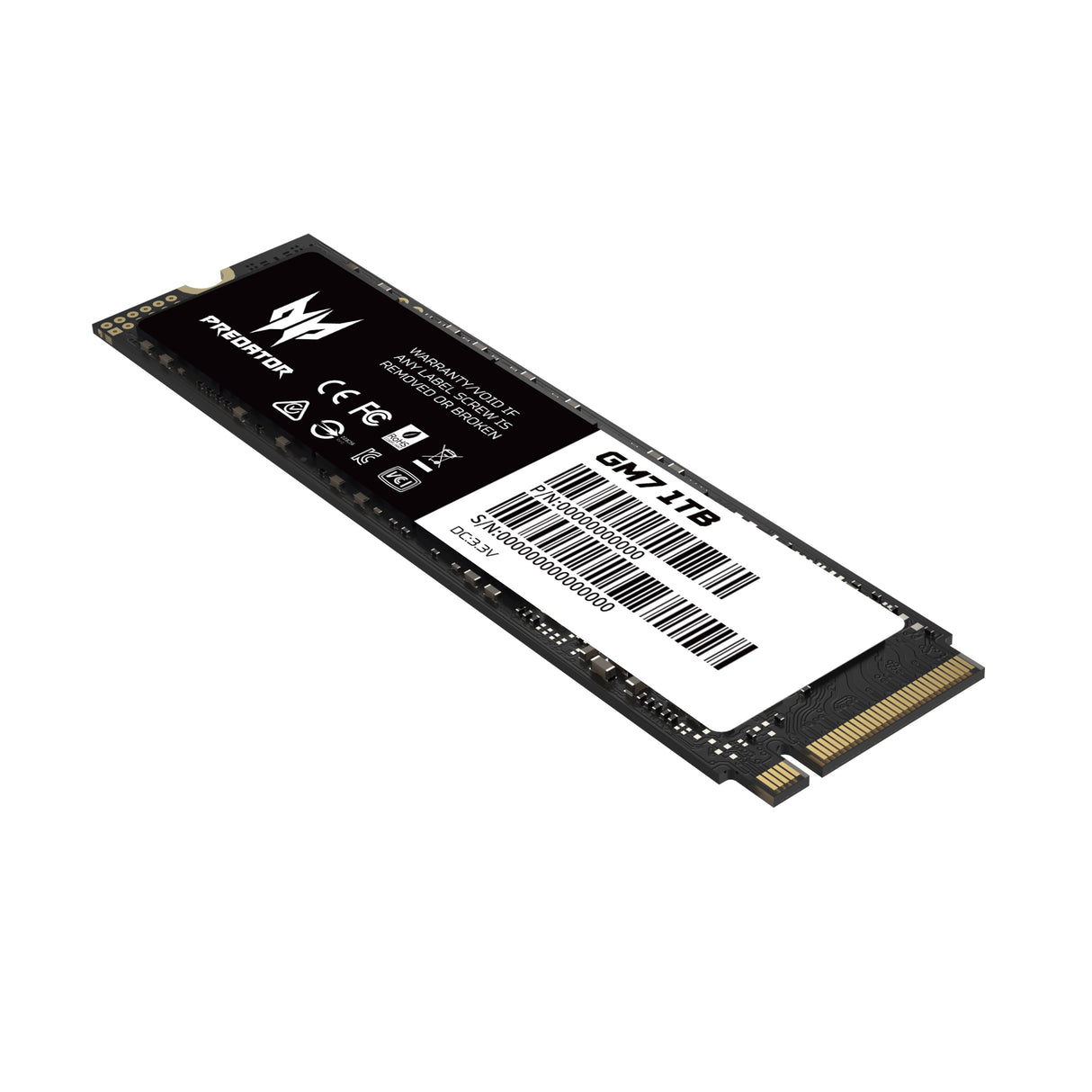 Predator Predator GM7-1TB unidades internas de estado sólido 2.0 1 GB M.2 PCI Express 4.0