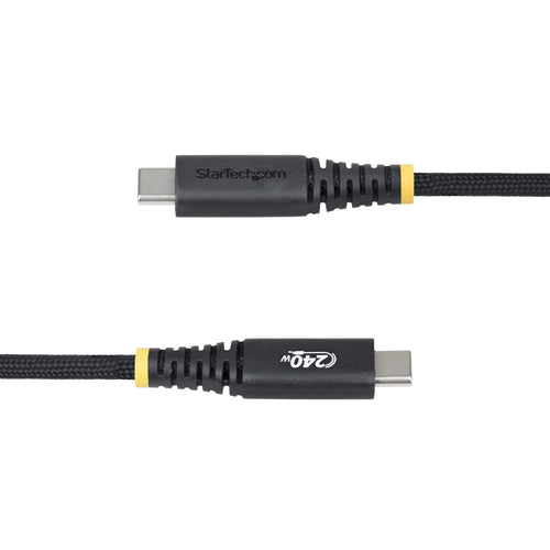 StarTech.com Cable de Carga USB-C de 1m - Cable Cargador USB Tipo C - PD EPR 240W 5A - Durable y Ultra Flexible - Cable