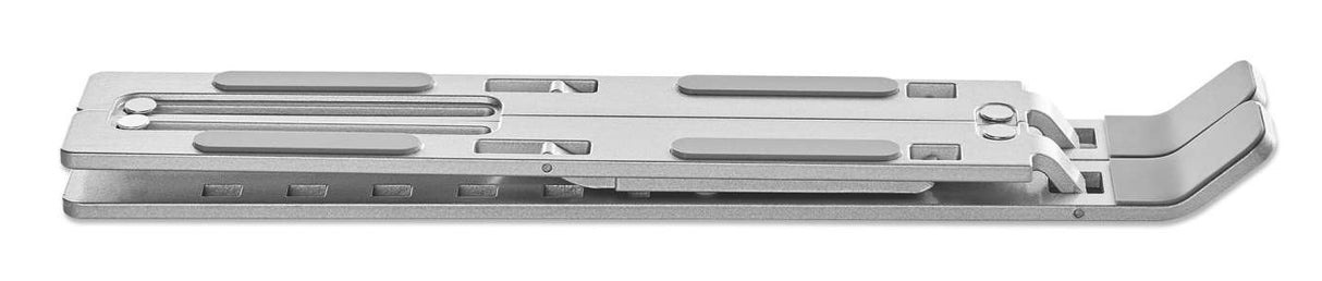 Manhattan 462600 Laptop Soporte para ordenador portátil Aluminio Aluminio, Silicona, Acero 39,6 cm (15.6")