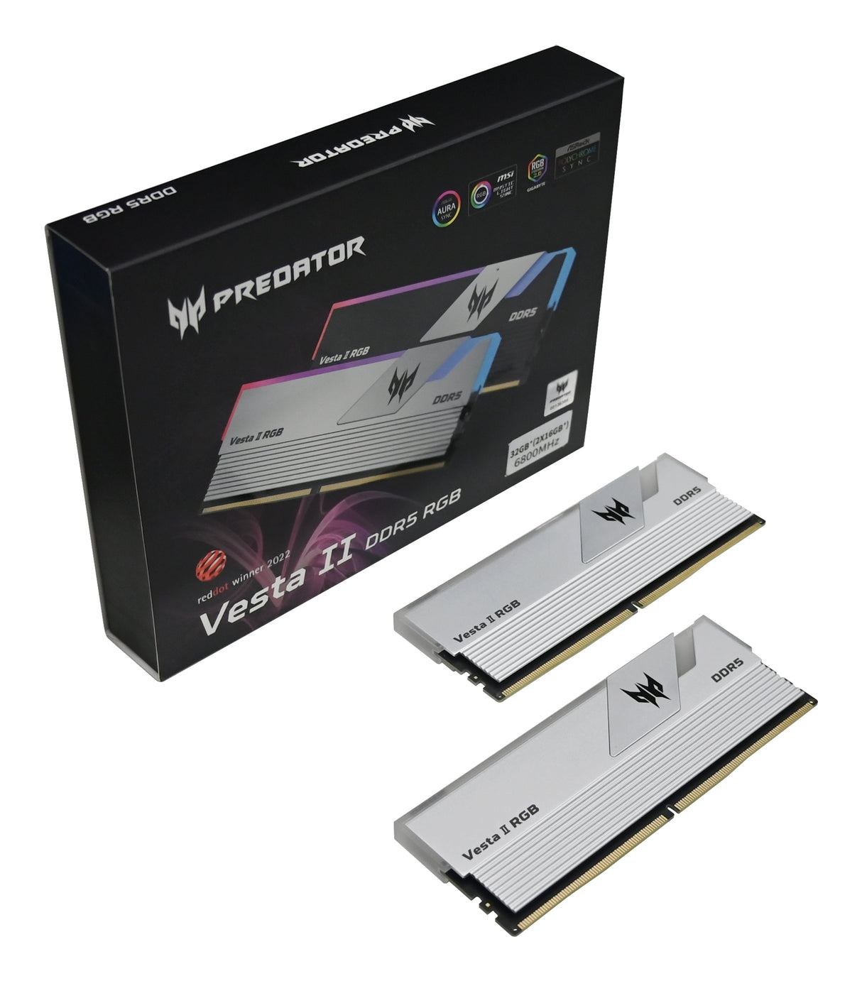 Predator Predator VESTA2-32GB-6000-1R8-V6 Memoria RAM Si 30 32 GB 2 x 16 GB