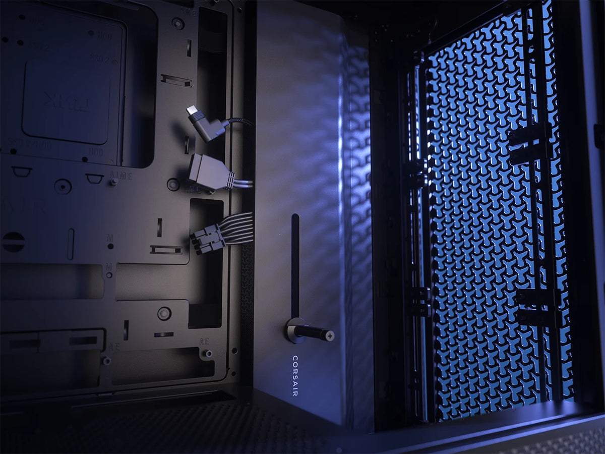 Gabinete Corsair FRAME 4000D Mid-Tower ATX, Cristal Templado, USB-C, Negro