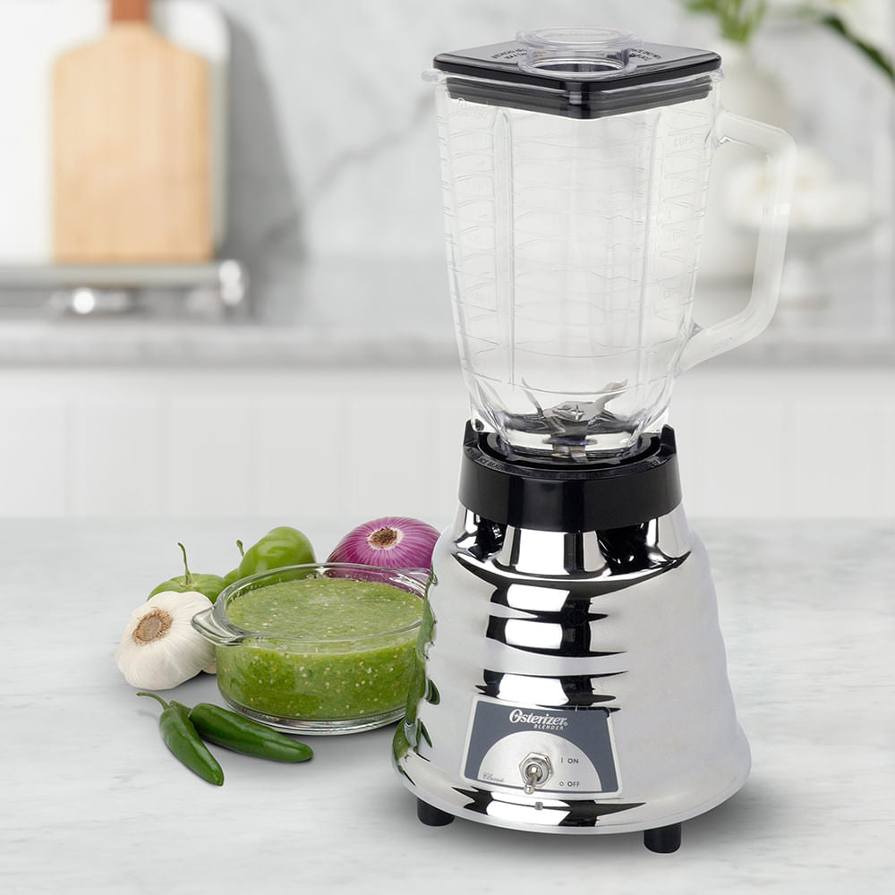 Oster 450020000 licuadora 1.25 L Batidora de mesa 1000 W Acero inoxidable, Función de pulso