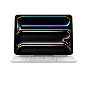 Apple Magic Keyboard para el iPad Pro de 11 pulgadas (M4) - Español (América Latina) - Blanco, QWERTY, Trackpad, Interru