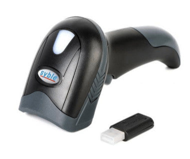 Syble XB-6221RB lector de código de barras Lector de códigos de barras portátil 1D/2D CMOS Negro