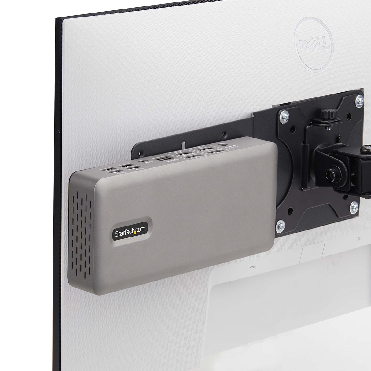 StarTech.com Soporte Bracket de Montaje VESA Compatible con 75x75/100x100 para NUC/Thin Client/Docking Stations - Soport