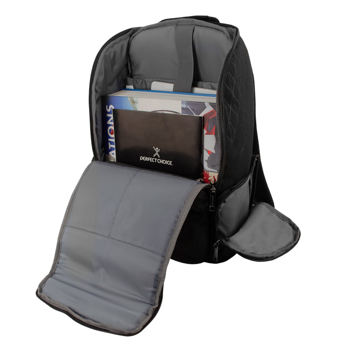 Perfect Choice PC-084259 maletín para laptop 43.2 cm (17") Mochila Negro, 710 g