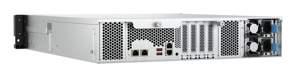 QNAP TS-h1277AXU-RP NAS Bastidor (2U) AMD Ryzen™ 7 32 GB DDR5 0 TB QNAP QTS Aluminio, Negro