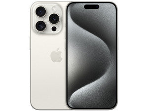 Smartphone Apple iPhone 15 Pro: Chip A17 Pro, 128GB, Pantalla 6.1" Super Retina XDR, Bluetooth 5.3, Wi-Fi 5G, iOS, Titanio Blanco.