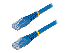 Cable de Red StarTech Cat6, RJ-45 (M-M), 90cm, Color Azul, Blindaje U/UTP