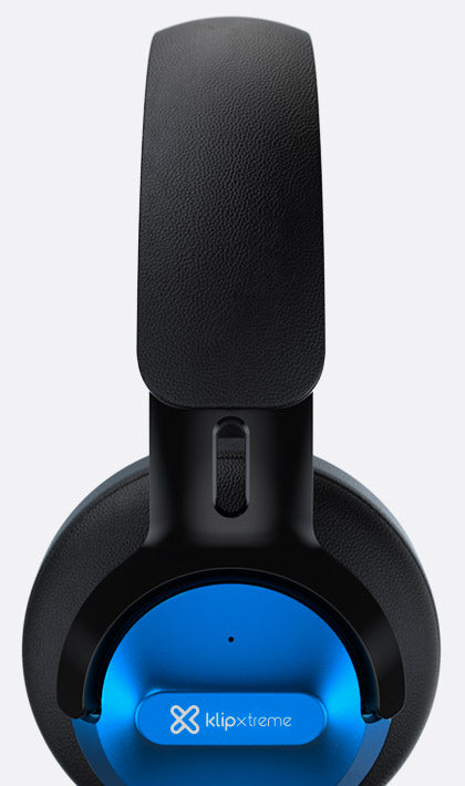 Klip Xtreme KNH-750BL audífono y auriculare Audífonos Inalámbrico y alámbrico Diadema Bluetooth Azul, Gris, 20 - 20000 H