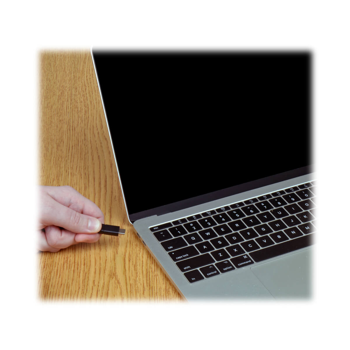 Tripp Lite U444-003-H4K6BE Cable Adaptador USB C a HDMI (M/M) – 4K @ 60 Hz, 4:4:4, Compatible con Thunderbolt 3, Negro,
