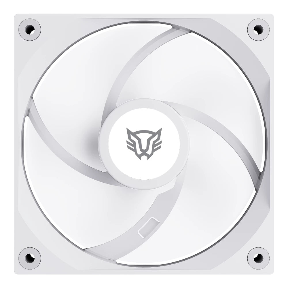 Balam Rush Eolox Glaziar Pro EXG99 Gabinete de la computadora Ventilador 12 cm Blanco 1 pieza(s), 0 RPM, 2000 RPM