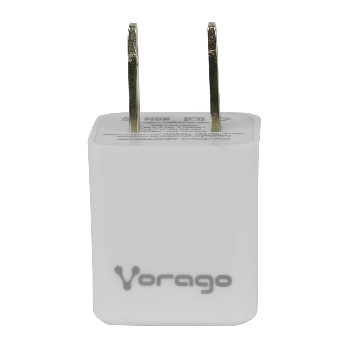 Vorago AU-105-V2-WH, Interior, Corriente alterna, Blanco | Cargador de dispositivos móviles