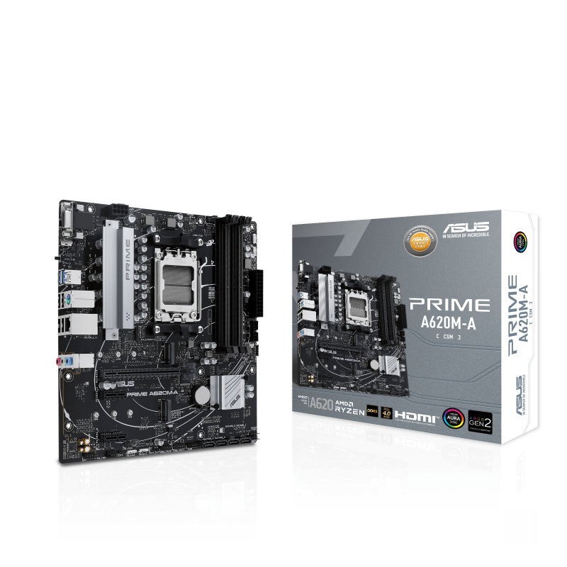 ASUS PRIME A620M-A-CSM placas base AMD Zócalo AM5 AMD Ryzen 7000 Series Zócalo AM5