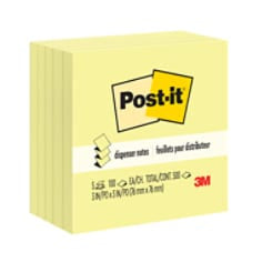 3M 70007038519 notas autoadhesivas Plaza Amarillo Si 76,2 mm
