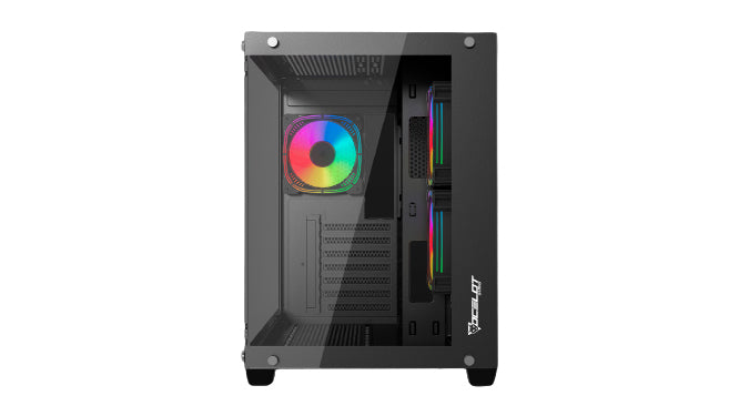 Ocelot Gaming A-CUBE 1 gabinete de computadora Negro, ATX, ITX, Micro ATX