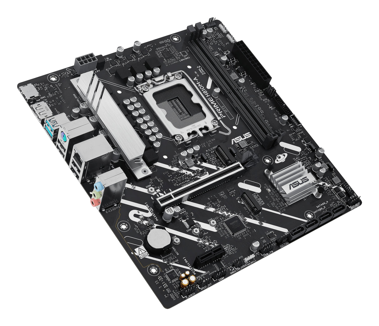 ASUS PRIME H810M-A-CSM Intel H810 LGA 1851 (Socket V1) Micro ATX Intel Core Ultra (Series 2) 128 GB HDD & SSD