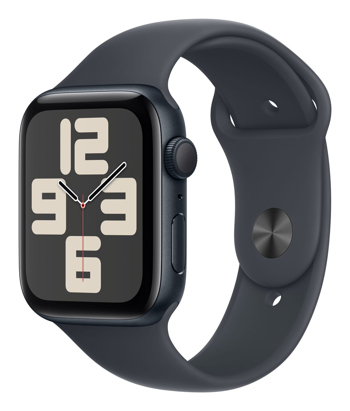 Apple Watch SE OLED 44 mm Digital 368 x 448 Pixeles Pantalla táctil Negro Wifi GPS (satélite)