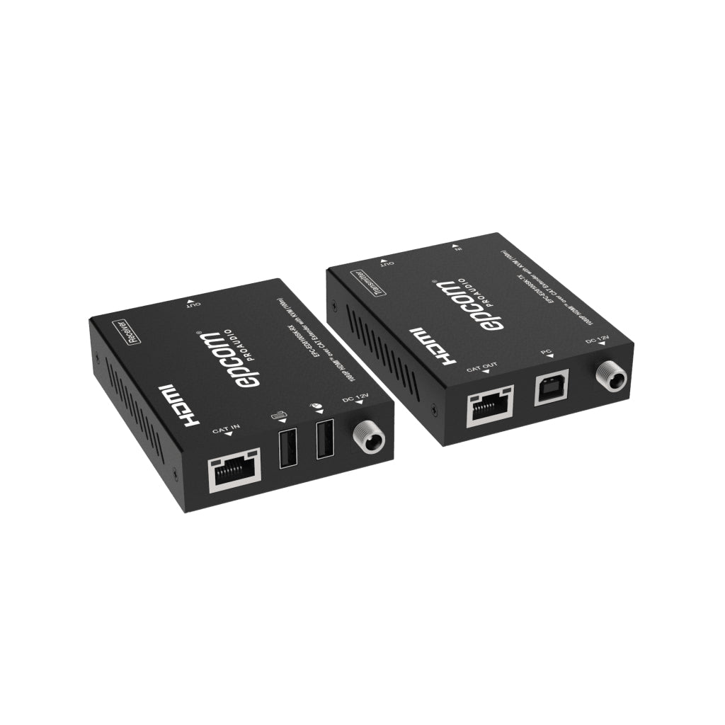 Epcom EPC-ED8100SK extensor audio/video Transmisor y receptor de señales AV Negro