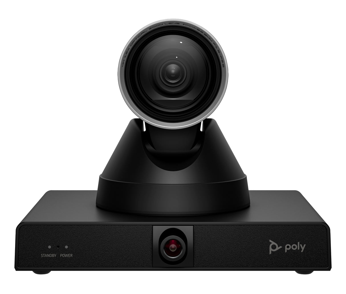 HP Poly Cámara inteligente Poly Studio E60 4K con zoom óptico de 12 aumentos y MPTZ Cámaras de videoconferencia 8 MP 8 M