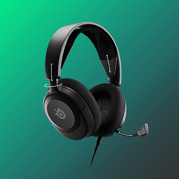 SteelSeries Auriculares Gaming 61606, Sonido 7.1, Conexión USB, Diseño Ergonómico