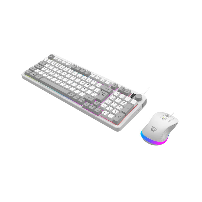 Combo Gamer BALAM RUSH 2 en 1 Alámbrico Squad Conquest KG515 / Teclado + Mouse / USB 2.0 / Mouse Óptico + 7200 DPI + Tec