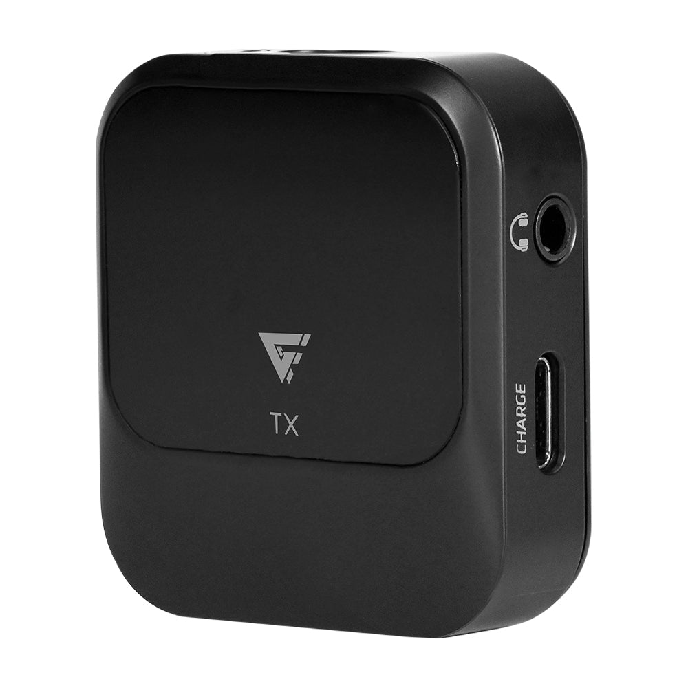 Kit 2 Microfonos Lavalier Game Factor USB 2.4GHz Cancelación de Ruido Negro