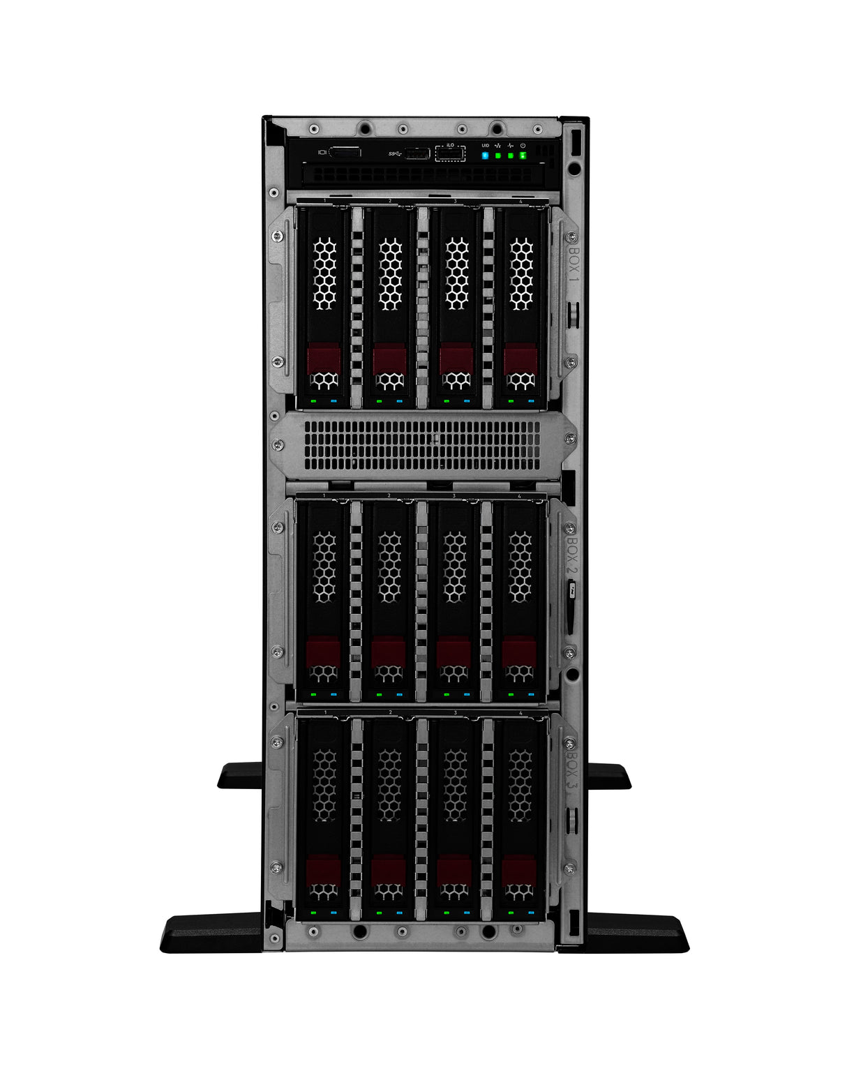HPE ProLiant ML350 Gen11 4510 2.4GHz 12c 1P 2x32GB-R 8SFF MR408i-o 2x960GB SSD 2x800W PS LA Server Servidores Intel® Xeo