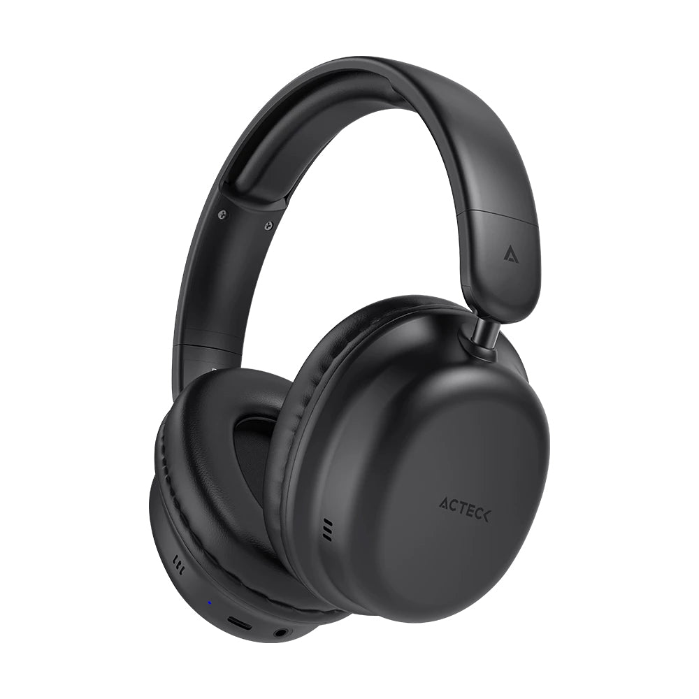 Acteck Honour 2 Plus HP626 Auriculares Inalámbrico y alámbrico Diadema Llamadas/Música USB Tipo C Bluetooth Negro
