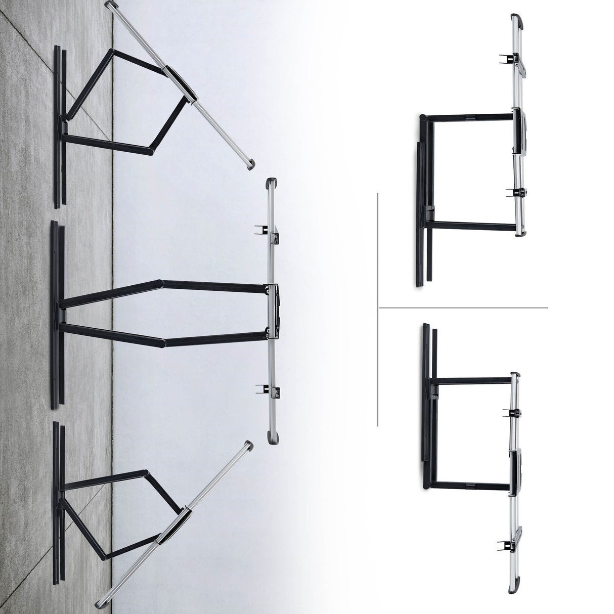 StarTech.com Soporte VESA de Pared Ultra Delgado para TV hasta 65" - Soporte Ultra Delgado Articulado para Pantalla