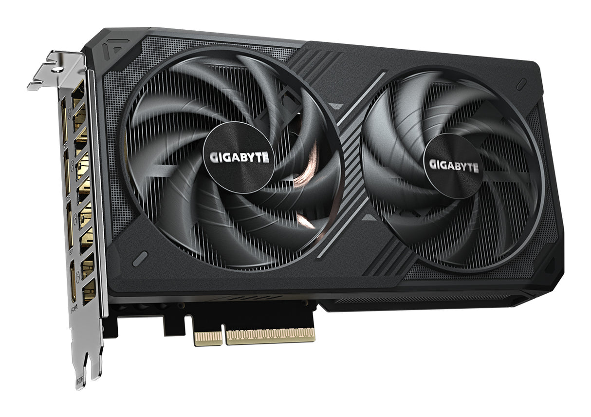 GIGABYTE GeForce RTX 5060 Ti WINDFORCE 8G Tarjeta Gráfica – 8 GB GDDR7, 128 bits, PCI-E 5.0, 2572 MHz Frecuencia del núcleo, 3 x DisplayPort, 1 x HDMI, GV-N506TWF2-8GD tarjetas gráficas Si 4608 NVIDIA GeForce RTX 5060 Ti
